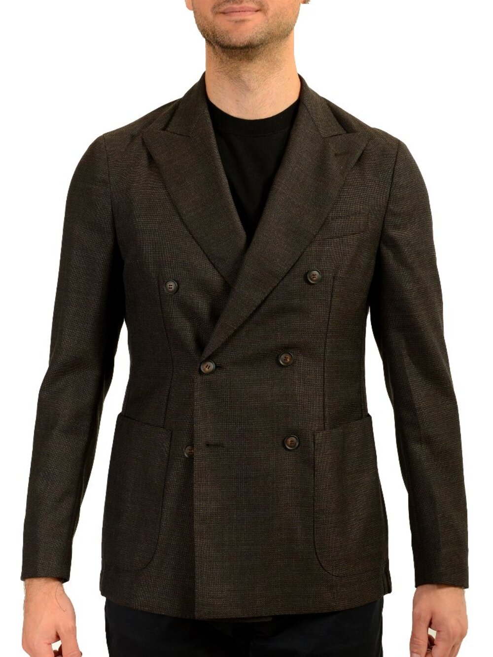 Hugo Boss Men's "C-Hanry-DB-262" Double Breasted 100%Wool Blazer US 38R IT 48R